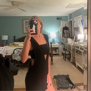 Alexander Wang Black Backless Dress
